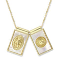 Escapulario Virgen Milagrosa y Sagrado Corazón