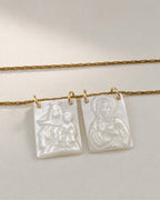 Escapulario Virgen del Carmen y Sagrado Corazón de Jesús