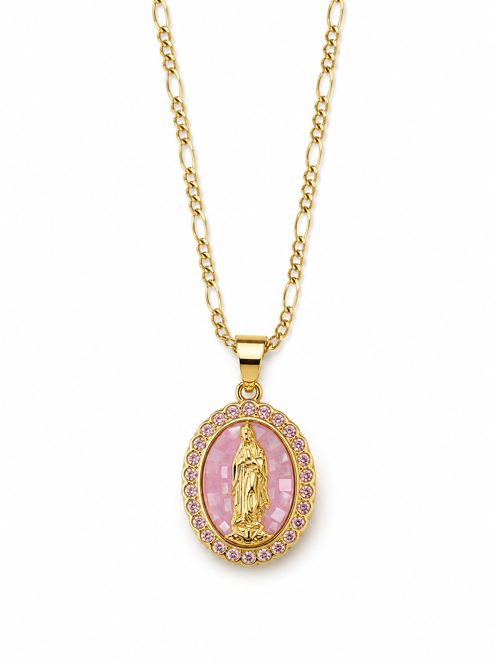 Collar Virgen Maria Nácar
